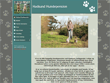 Tablet Screenshot of hadsund-hundepension.dk
